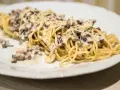 Proste i smaczne spaghetti z pieczarkami, które pokochasz