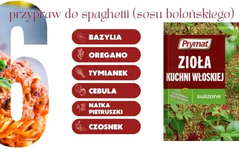 Przyprawa do spaghetti Knorr – idealne składniki i przepisy na sosy
