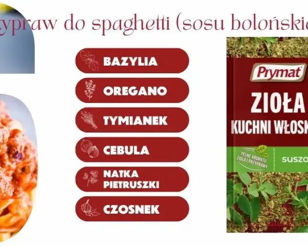 Przyprawa do spaghetti Knorr – idealne składniki i przepisy na sosy