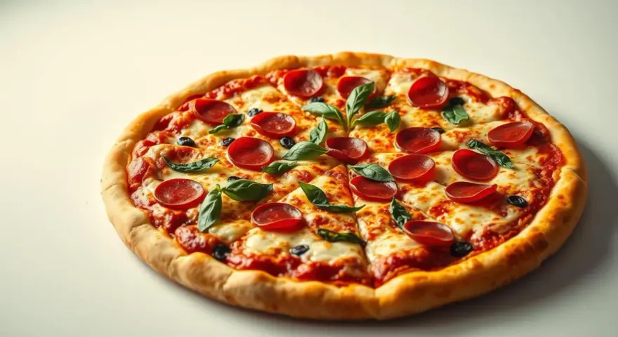 Ile kalorii ma pizza 45 cm? Zaskakujące różnice w kaloryczności